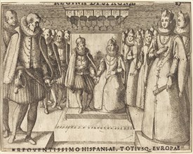 Meeting of Margaret of Austria and Philip III [recto], 1612.
