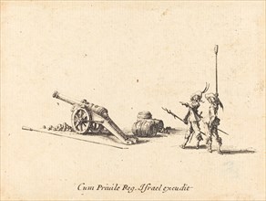 Preparing to Fire the Cannon, 1634/1635.