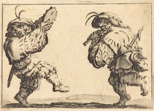 Dancers with Flute and Tambourine, c. 1617.