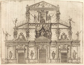 Facade of San Lorenzo, Florence, 1612.
