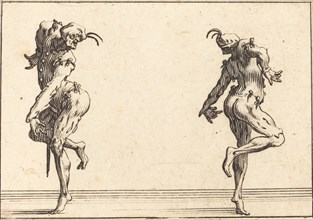 Two Pantaloons Dancing, c. 1617.