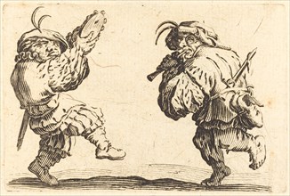 Dancers with Flute and Tambourine, c. 1622.