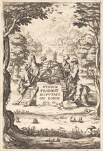 Frontispiece for the Sacred Cosmologia (Title with Astrologers).