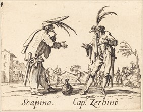 Scapino and Cap. Zerbino, c. 1622.