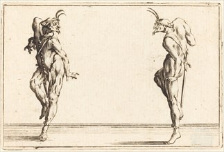 Two Pantaloons Dancing, c. 1622.