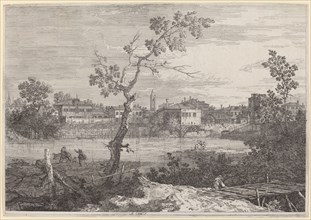 View of a Town on a River Bank, c. 1735/1746.