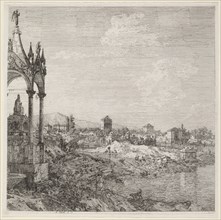 View of a Town with a Bishop's Tomb, c. 1740.