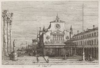 Imaginary View of S. Giacomo di Rialto [upper right], c. 1735/1746.