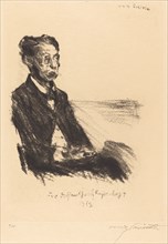 Bildnis des Grafen Keyserling (Portrait of Count Keyserling), 1919.