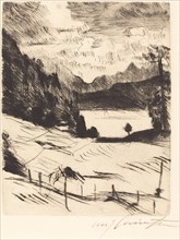 Der Walchensee (The Walchensee), 1920.