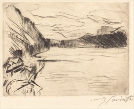 Am Walchensee (On Walchen Lake), 1923.