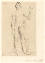 Jünglingsakt (Young Male Nude), 1905.