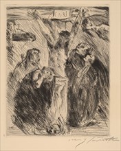 Kreuzigung, nach dem Altarbild in Tölz (Crucifixion, after the Altarpiece at Tölz), 1921-1922.