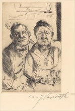 Ostpreussisches Ehepaar (Couple from East Prussia), 1916.