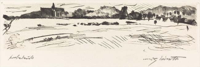 Dünenlandschaft (Landscape with Dunes), 1917.