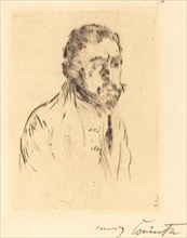 Bildnisstudie H. St. (Portrait Study of H. St.), 1920.