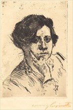 Frauenkopf (Head of Woman), 1911.