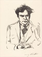 Bildnis Joseph Schwarz (Portrait of Joseph Schwarz), 1916.
