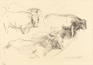 Kühe (Cows), 1910.