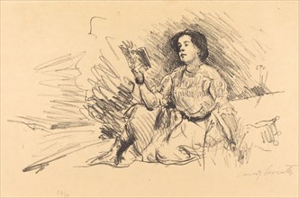 Lesendes Mädchen (Girl Reading), 1911.