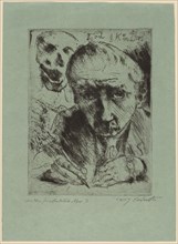 Tod und Künstler (Death and the Artist), 1920-1921.