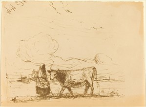 Cow and Its Keeper (La Vache et sa gardienne), 1860.