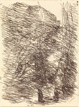 Dreamer under Tall Trees (Le Reveur sous les grands arbres), 1874.