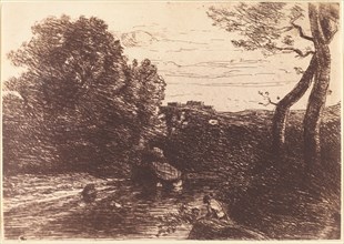 Shepherd's Bath (Le Bain du berger), 1853.