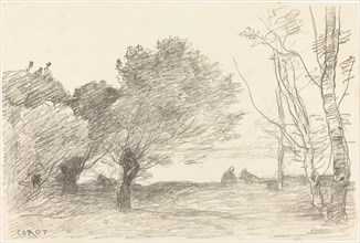 Willows and White Poplars (Saules et peupliers blancs), 1871.