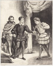 Hamlet and Guildenstern (Act III, Scene II), 1834/1843.