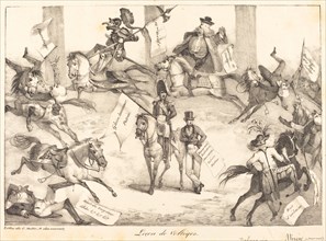 Leçon de Voltiges (Trick Riding), 1822.