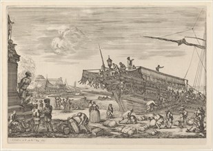 Loading a Ship, probably c. 1654/1655.