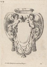 Cartouche with Rams and Infant Satyrs, 1647.