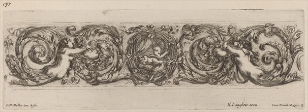 Ornamental Frieze with Cupid and Psyche, probably 1648.
