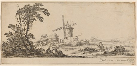 Landscape with Windmill, in or before 1647.