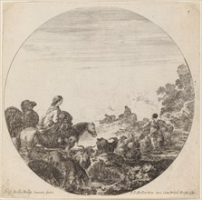 Shepherds and Flock with Woman and Camel, 1646.