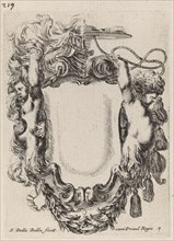 Cartouche with Infant Satyrs, 1647.