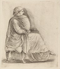 Woman Seated on a Stool.