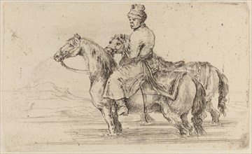 Polish Attendant with Two Horses.