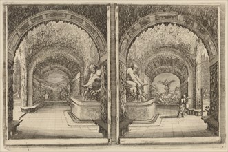 A Grotto Seen from Two Different View Points, probably 1653.