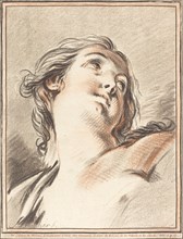 Head of a Woman Looking Up, 1767.