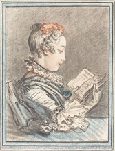 Young Girl Reading "Héloise and Abélard", 1770.
