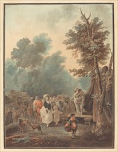 Foire de Village, 1788. [Village fair].