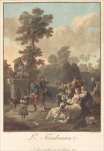Le Tambourin, c. 1789. [Drummers].