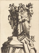 Bust of a Woman in an Extravagant Costume, 1560/1600.