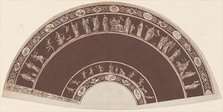 A Fan with Classical Figures Processing to Apollo, c. 1795.