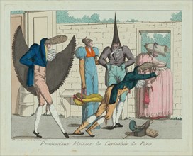 Provinciaux visitant les curiosités de Paris (Provinicials Visiting the Curiosities of Paris), c. 1805.