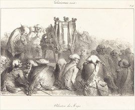Adoration des Mages, 1831. [Adoration of the Magi].