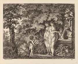 Eros with Three Girls at a Fountain, 1770.