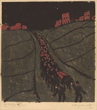 The Burial (Begräbnis), 1916.